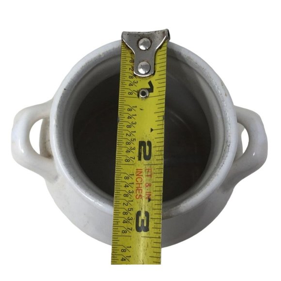 Vintage Ceramic Country Style Kitchen Utensil Holder says "Connie's Kitchen" - Picture 12 of 13